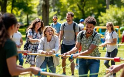 Top 10 Outdoor Team Building Games for Large Corporate Groups